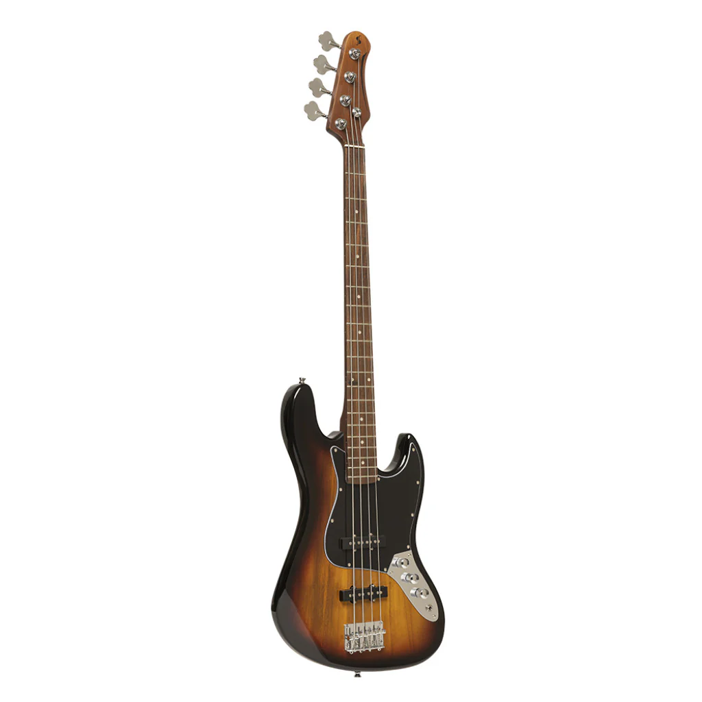 Stagg SBJ-30 Standard "J" Electric Bass Guitar - Sunburst - Image 2