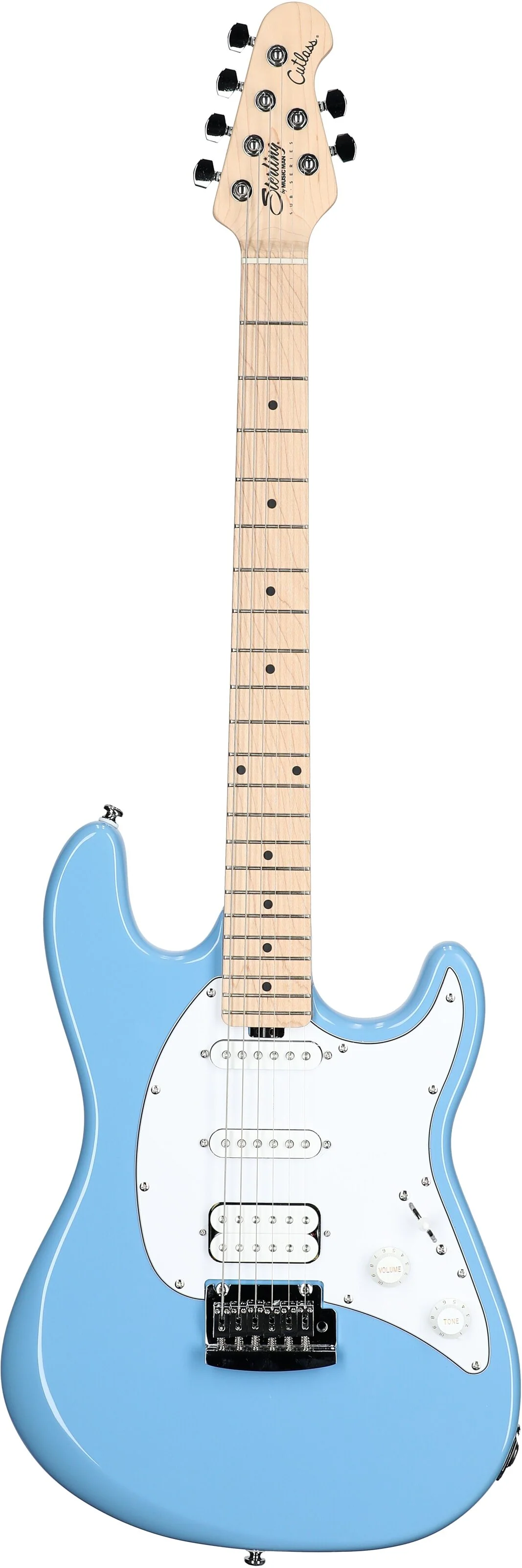 Sterling By Music Man Cutlass CT30HSS Electric Guitar - Chopper Blue - Image 2