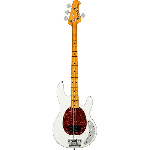 Sterling By Music Man StingRay Classic RAY24CA Bass Guitar - Olympic White - Image 2