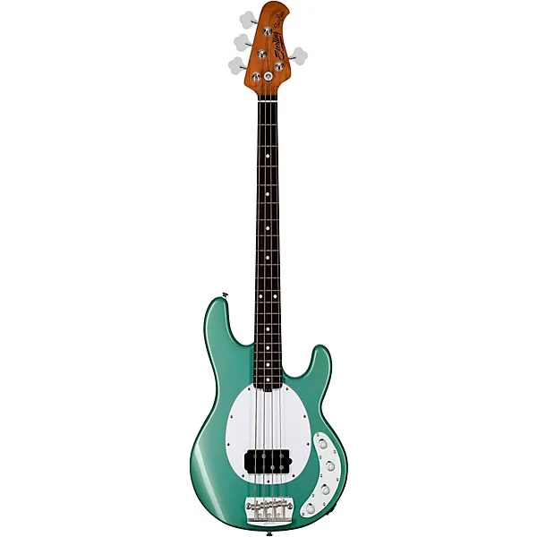 Sterling By Music Man StingRay RAY34 Bass Guitar - Dorado Green - Image 2