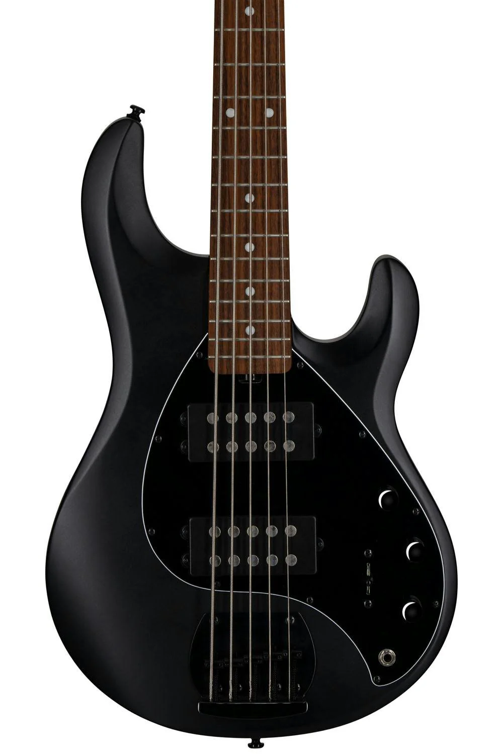 Sterling By Music Man StingRay RAY5HH Electric Bass Guitar - Stealth Black - Image 3