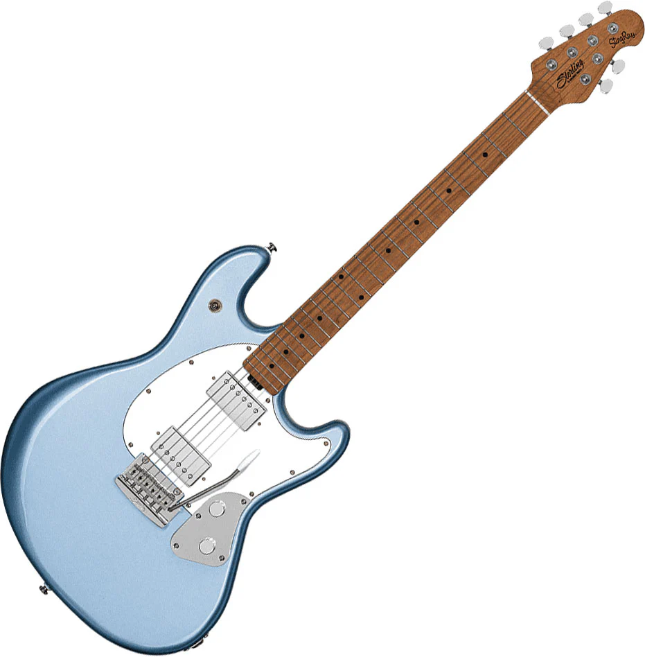 Sterling By Music Man StingRay SR50 Electric Guitar - Firemist Silver - Image 2