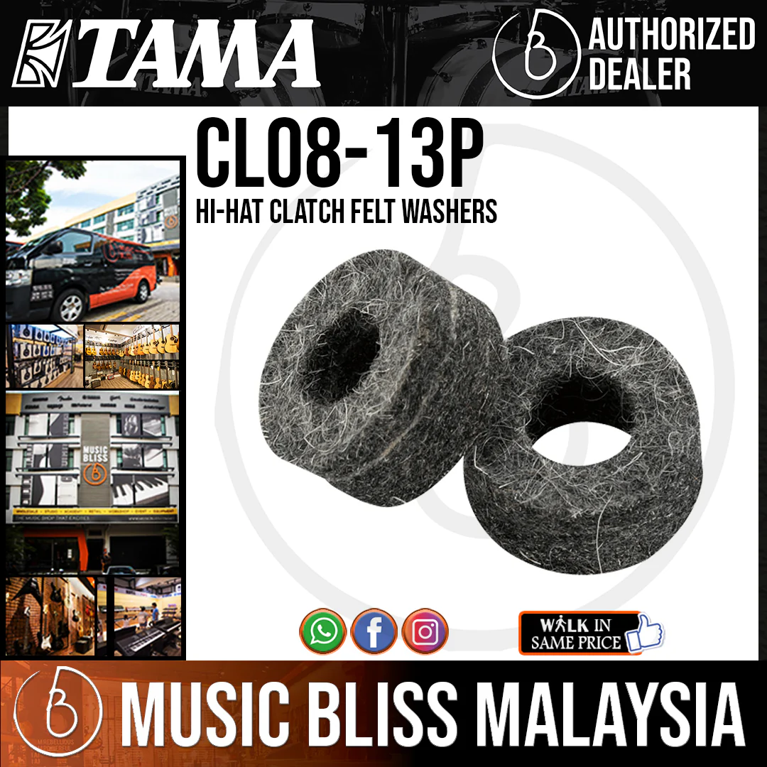 Tama CL08-13P Hi-Hat Clatch Felt Washers