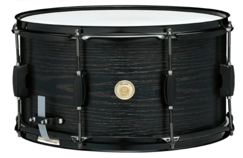 Tama WP148BK 8" x 14" Woodworks Snare Drum, Black Oak Wrap - Image 2
