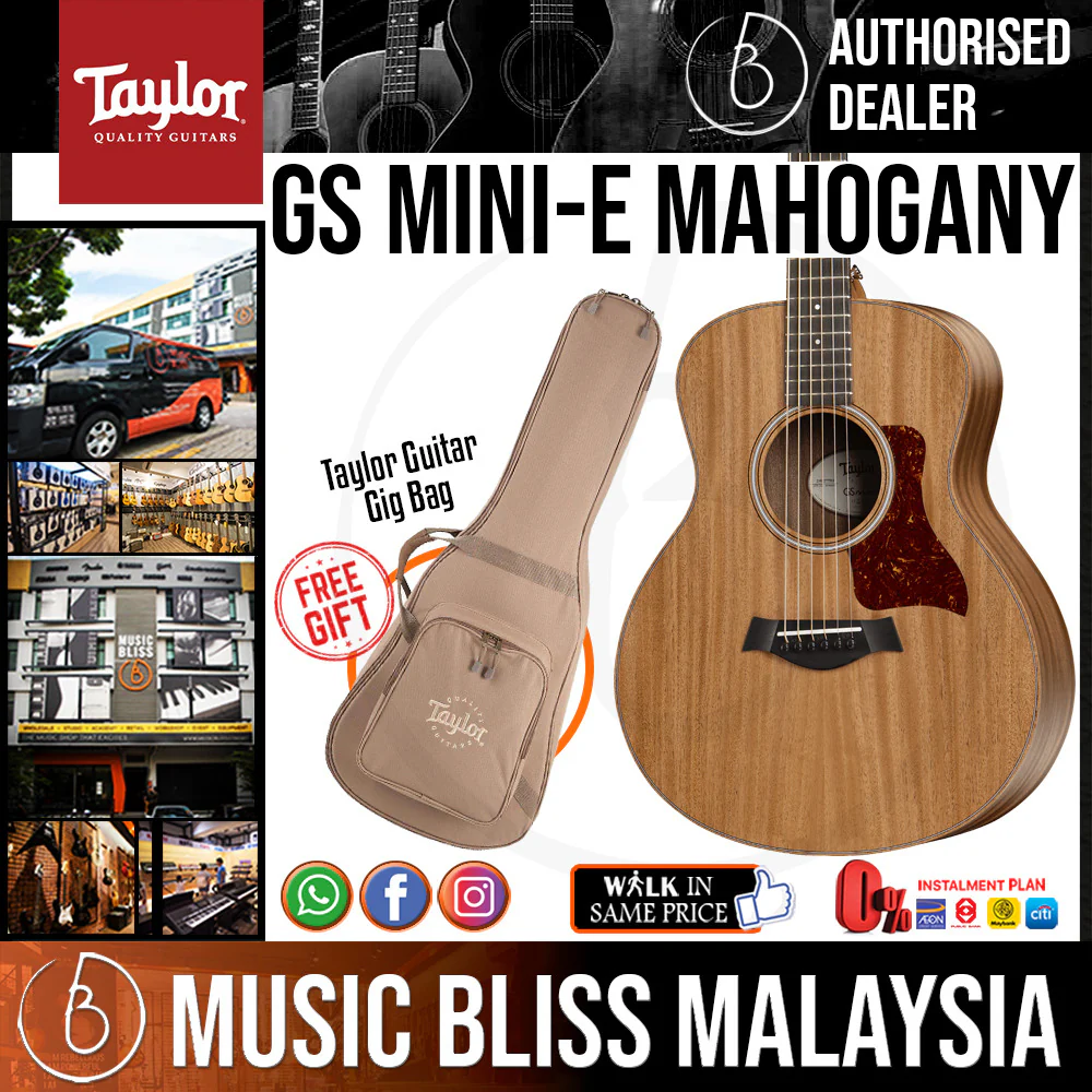 Taylor GS Mini-e Mahogany - Natural with Bag - Image 2