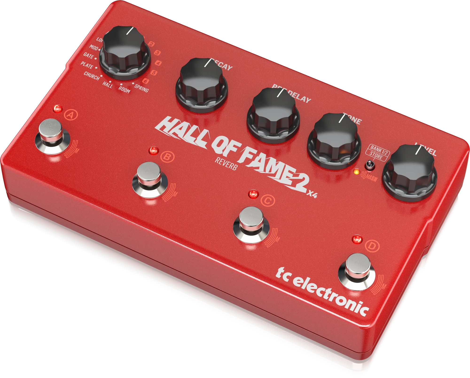 TC Electronic Hall Of Fame 2 x4 Reverb Pedal - Image 5