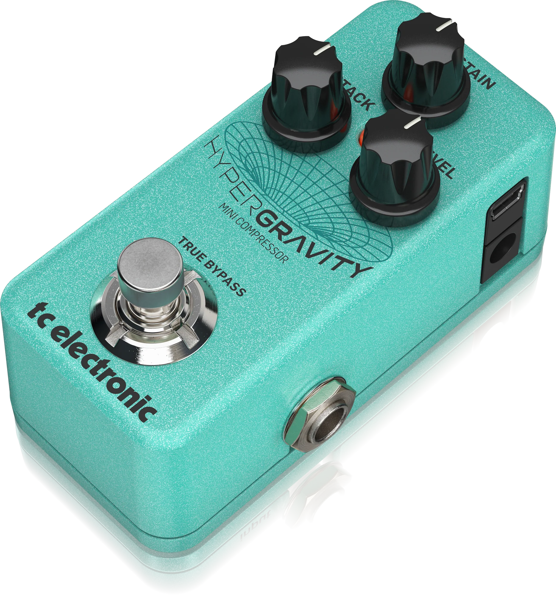 TC Electronic Hypergravity Mini Compressor Guitar Effects Pedal - Image 4