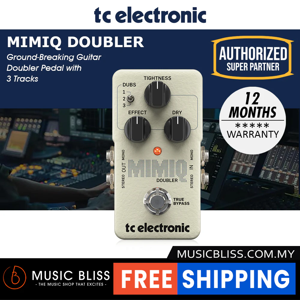 TC Electronic Mimiq Doubler Guitar Effects Pedal - Image 2