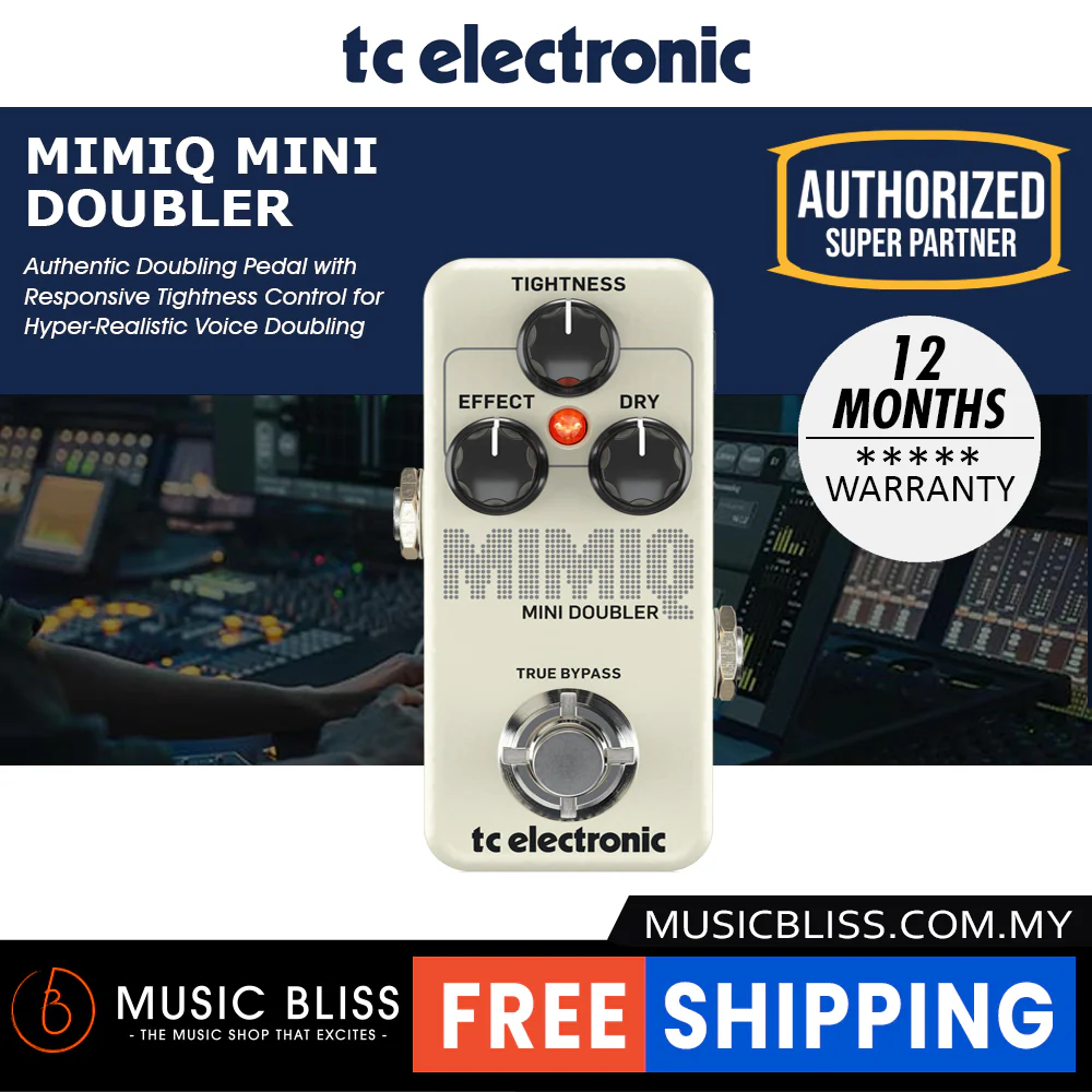 TC Electronic Mimiq Mini Doubler Guitar Effects Pedal - Image 2