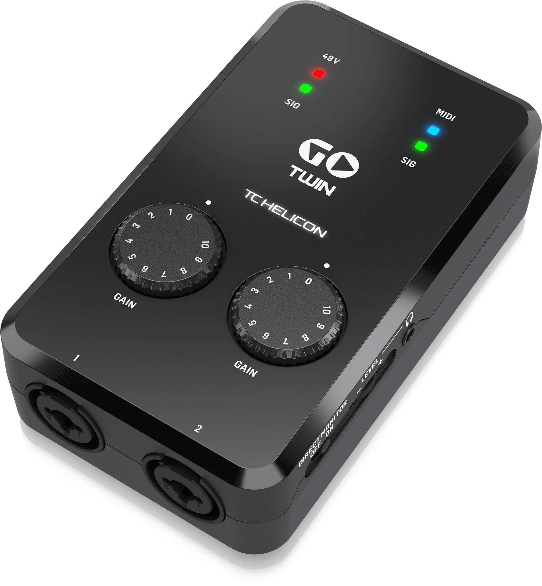 TC-Helicon GO TWIN 2-Channel Audio/MIDI Interface for Android Mobile Devices - Image 4