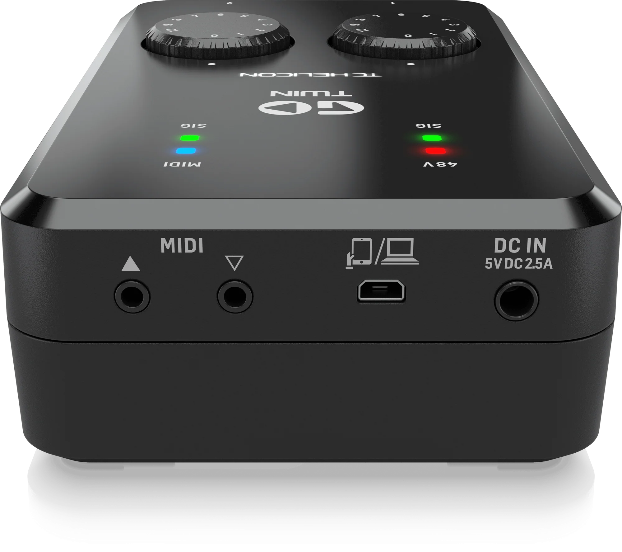TC-Helicon GO TWIN 2-Channel Audio/MIDI Interface for Android Mobile Devices - Image 5