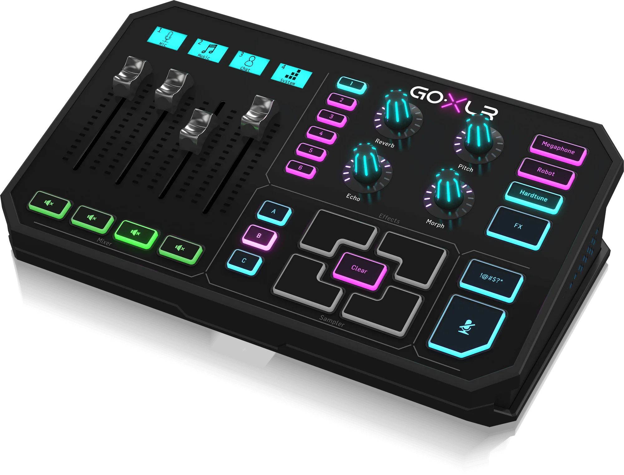 TC-Helicon Go XLR Mixer, Sampler, & Voice FX for Streamers, Best for HyperX Cloud Revolver S, SteelSeries Arctis Pro, Beyerdynamic Custom Game, Razer Nari Ultimate, Astro A20 & More, Best XLR Mixer for Gaming Streamers - Image 5