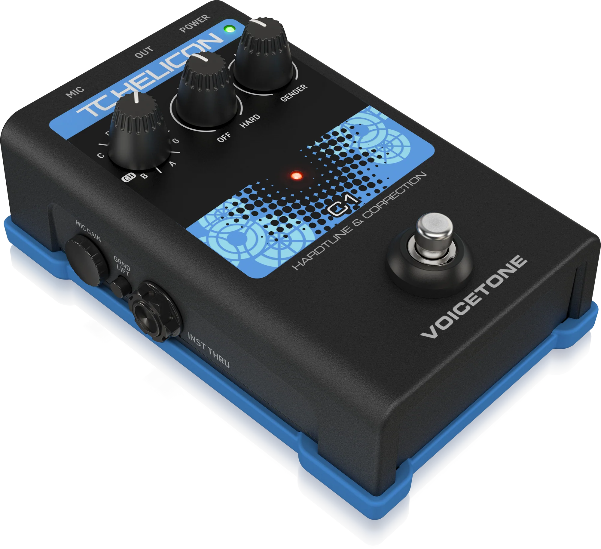 TC-Helicon VoiceTone C1 Hardtune and Pitch Correction Pedal - Image 3