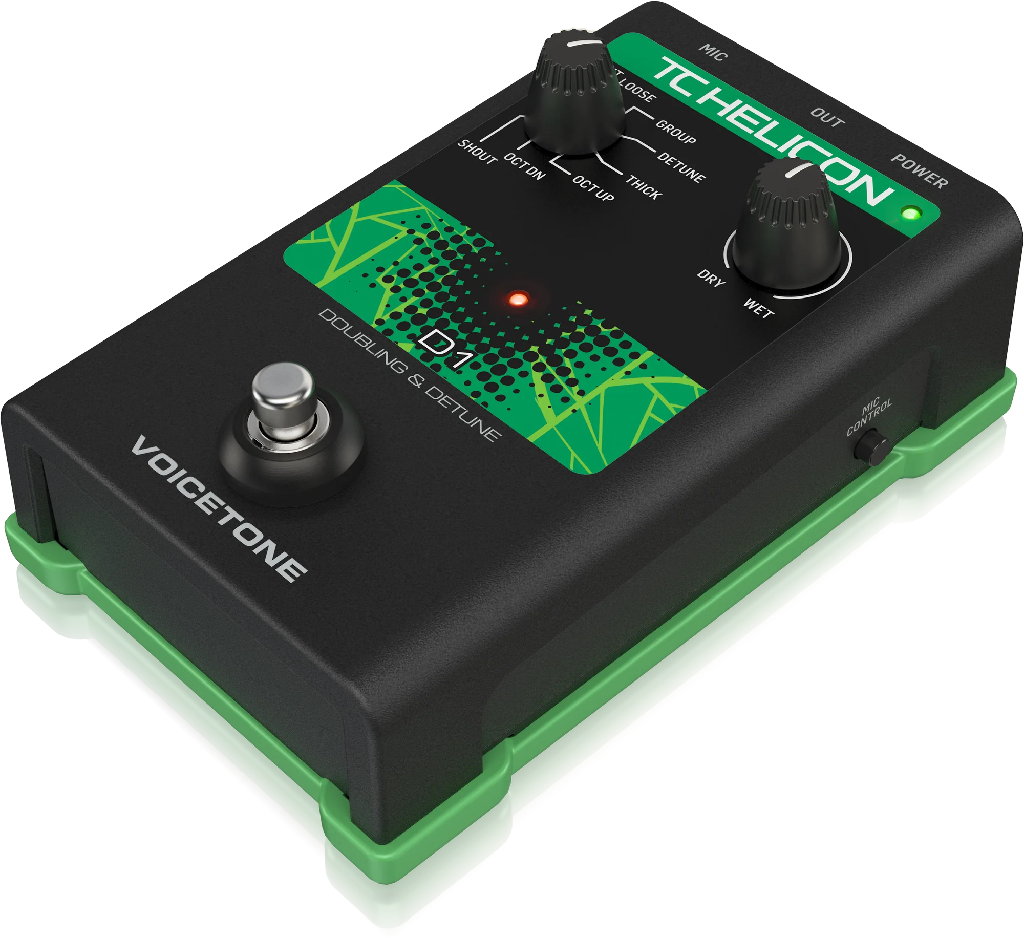 TC-Helicon VoiceTone D1 Doubling and Detune Vocal Effects Pedal - Image 4