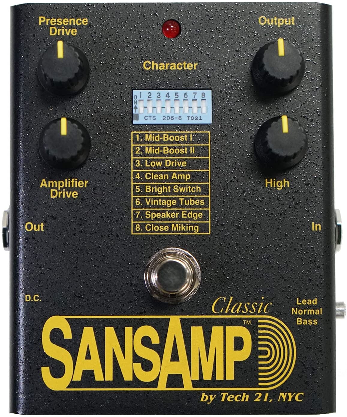 Tech 21 SansAmp Classic Tube Amp Emulator Pedal - Image 2