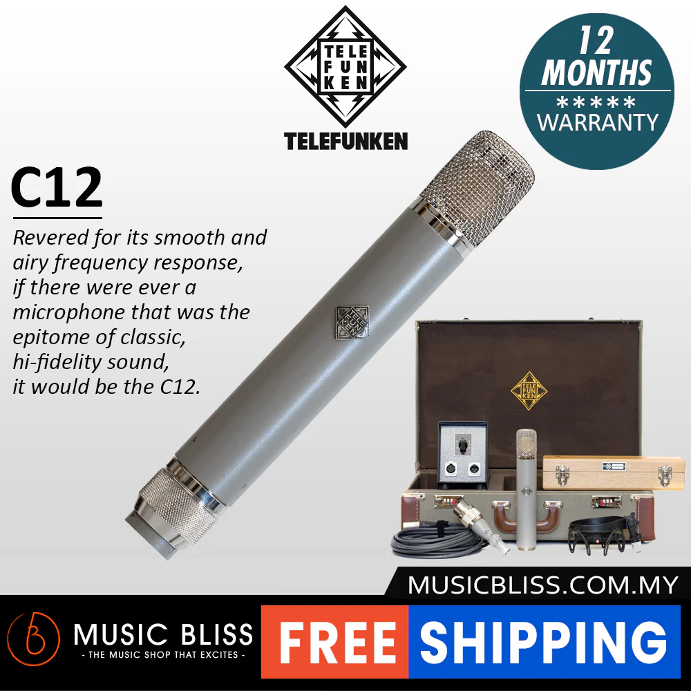 Telefunken C12 Large-diaphragm Tube Condenser Microphone