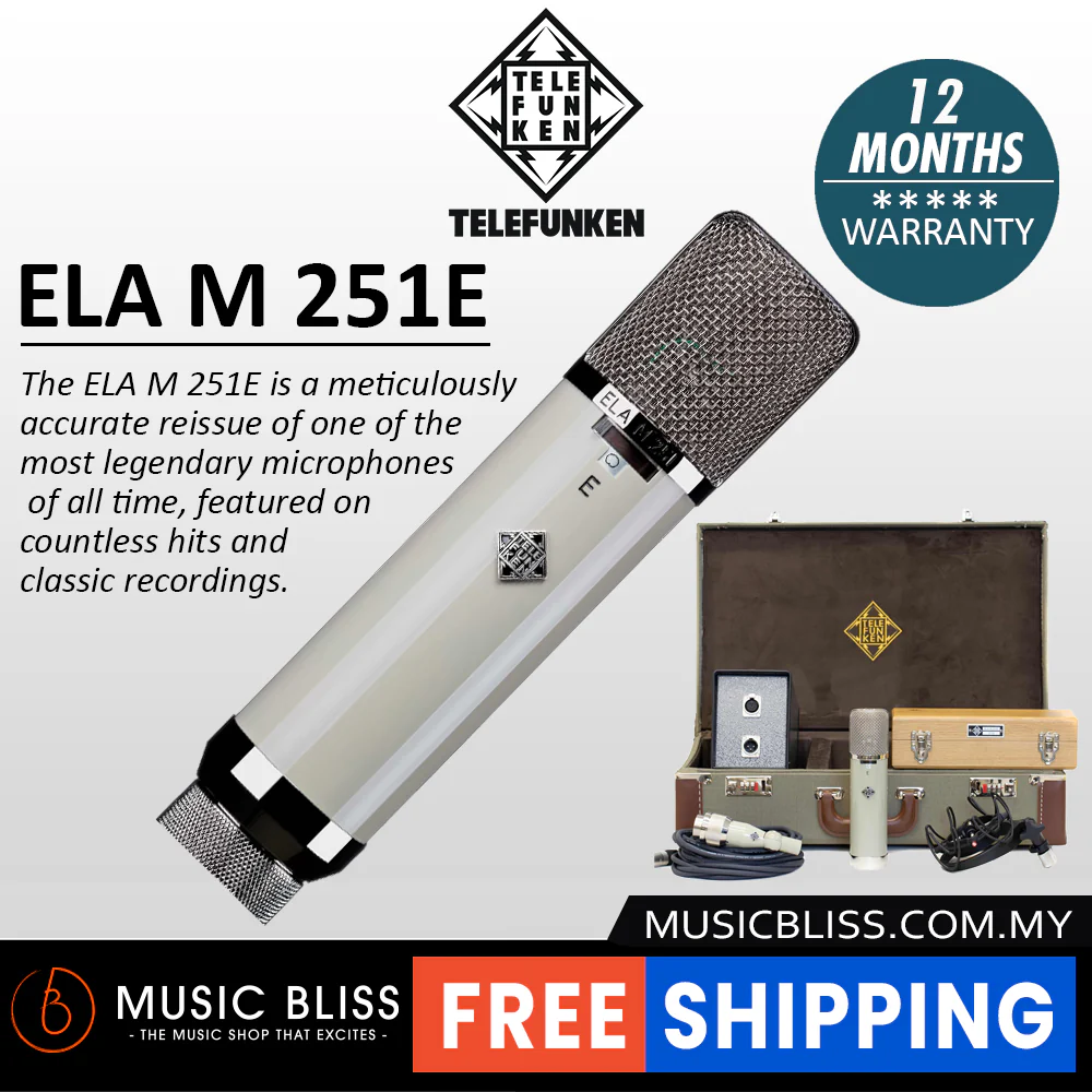 Telefunken ELA M 251E Large-diaphragm Tube Condenser Microphone