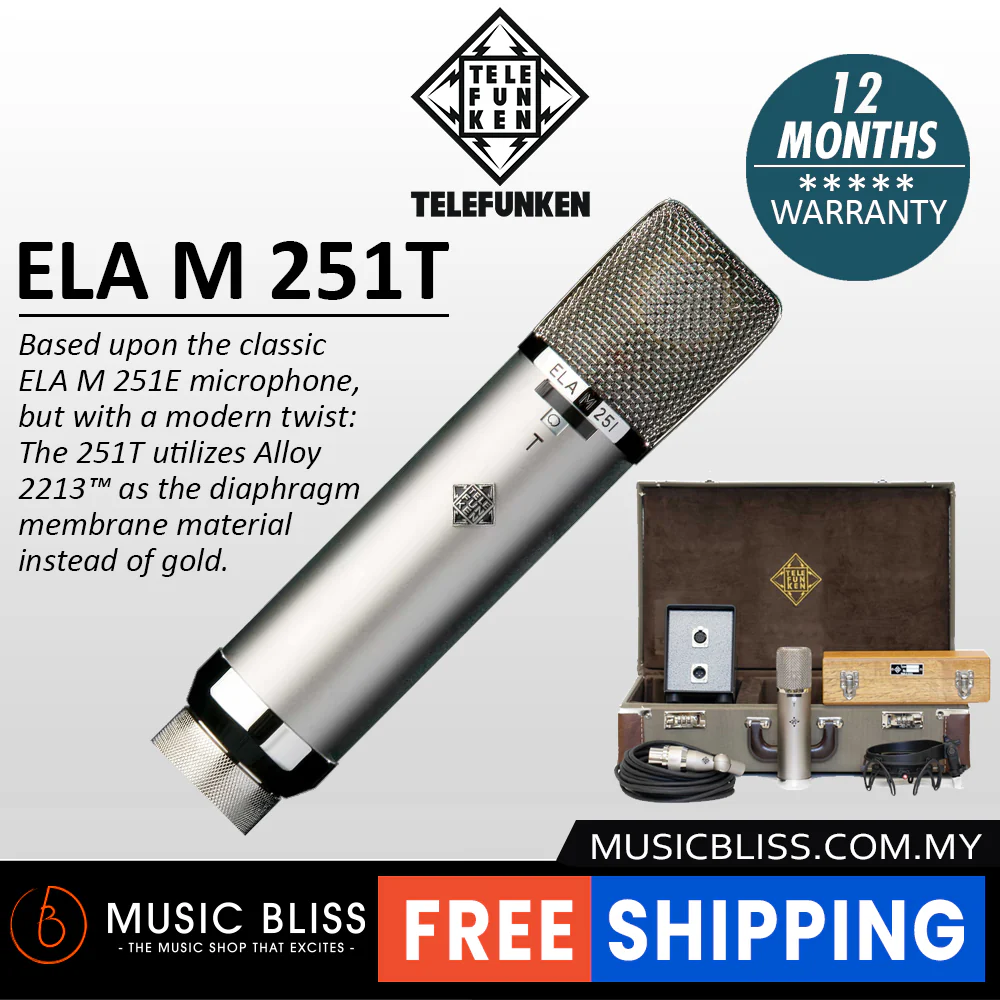 Telefunken ELA M 251T Vacuum Tube Condenser Microphone