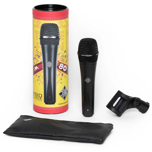 Telefunken M80 Supercardioid Dynamic Handheld Vocal Microphone - Black - Image 3