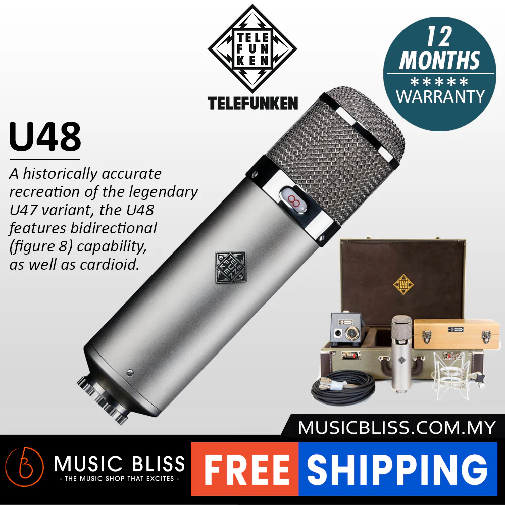 Telefunken U48 Large Diaphragm Tube Condenser Microphone