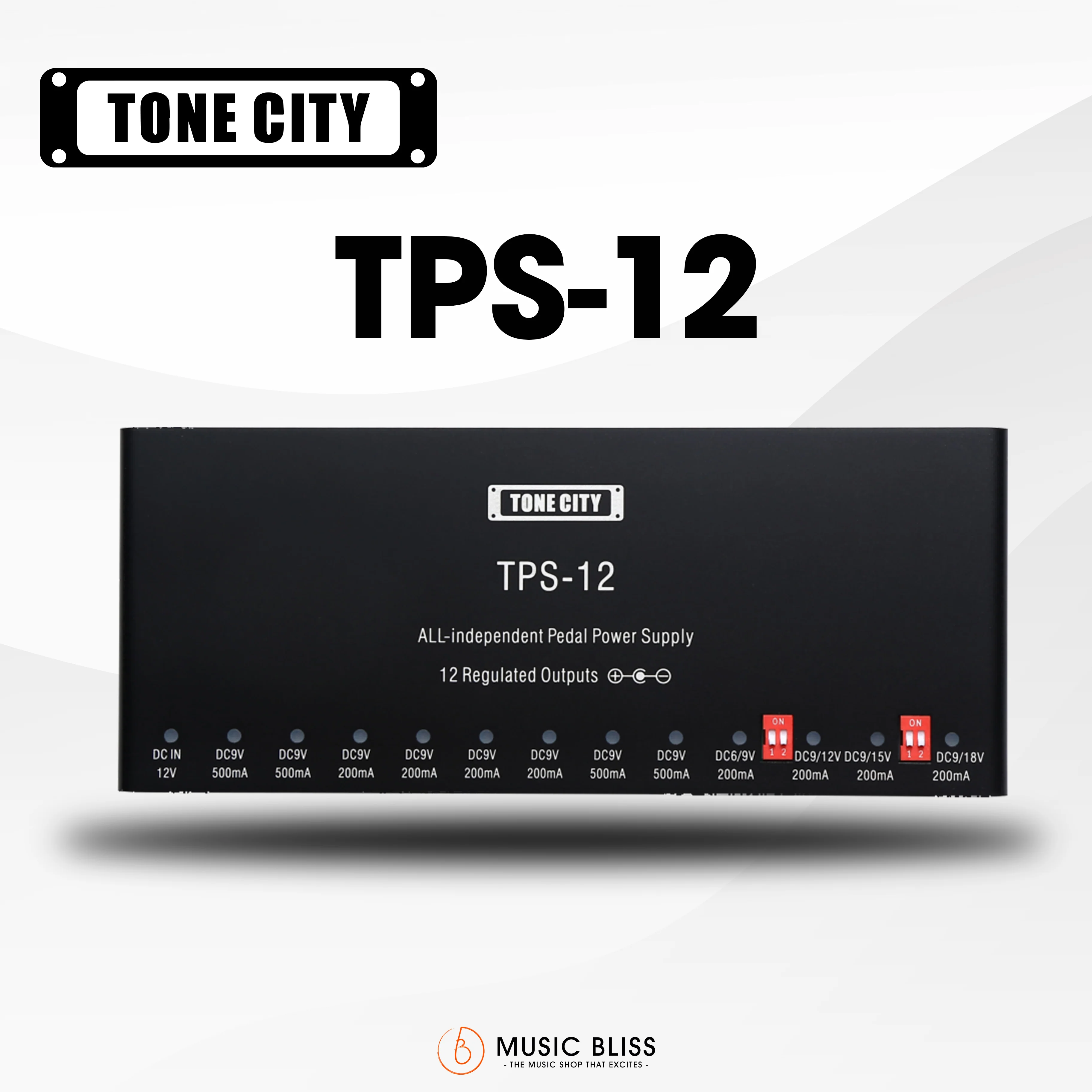 Tone City 12 Output Isolated Pedal Power Supply