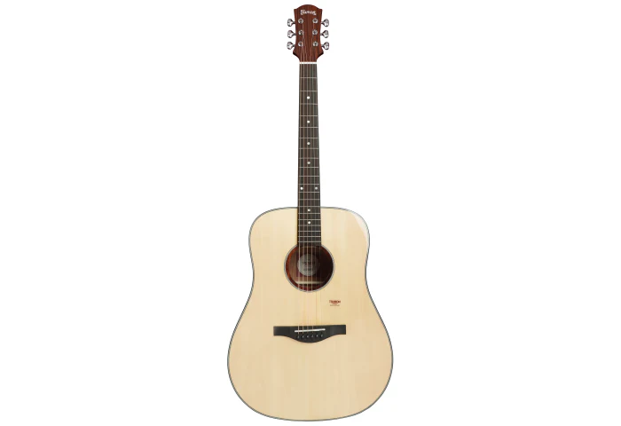 Trumon 150 D Solid Sitka Spruce top/Mahogany back and side Acoustic Guitar - Natural - Image 2