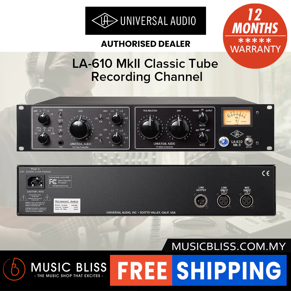 Universal Audio LA-610 Mk II Tube Channel Strip