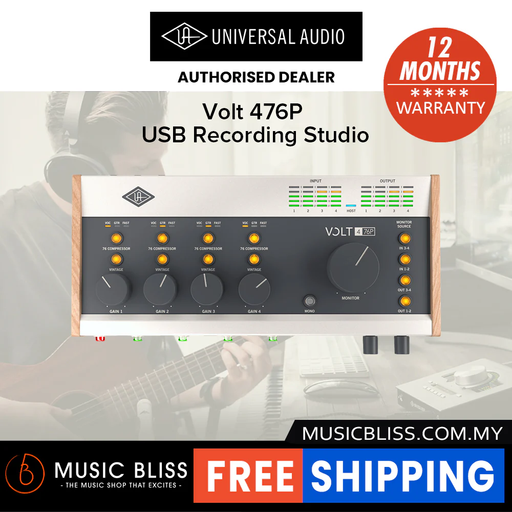 Universal Audio Volt 476P 4x4 USB Audio Interface