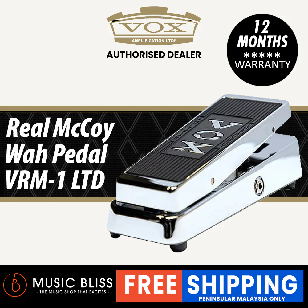 Vox The Real McCoy VRM-1 Limited-edition Wah Pedal - Silver