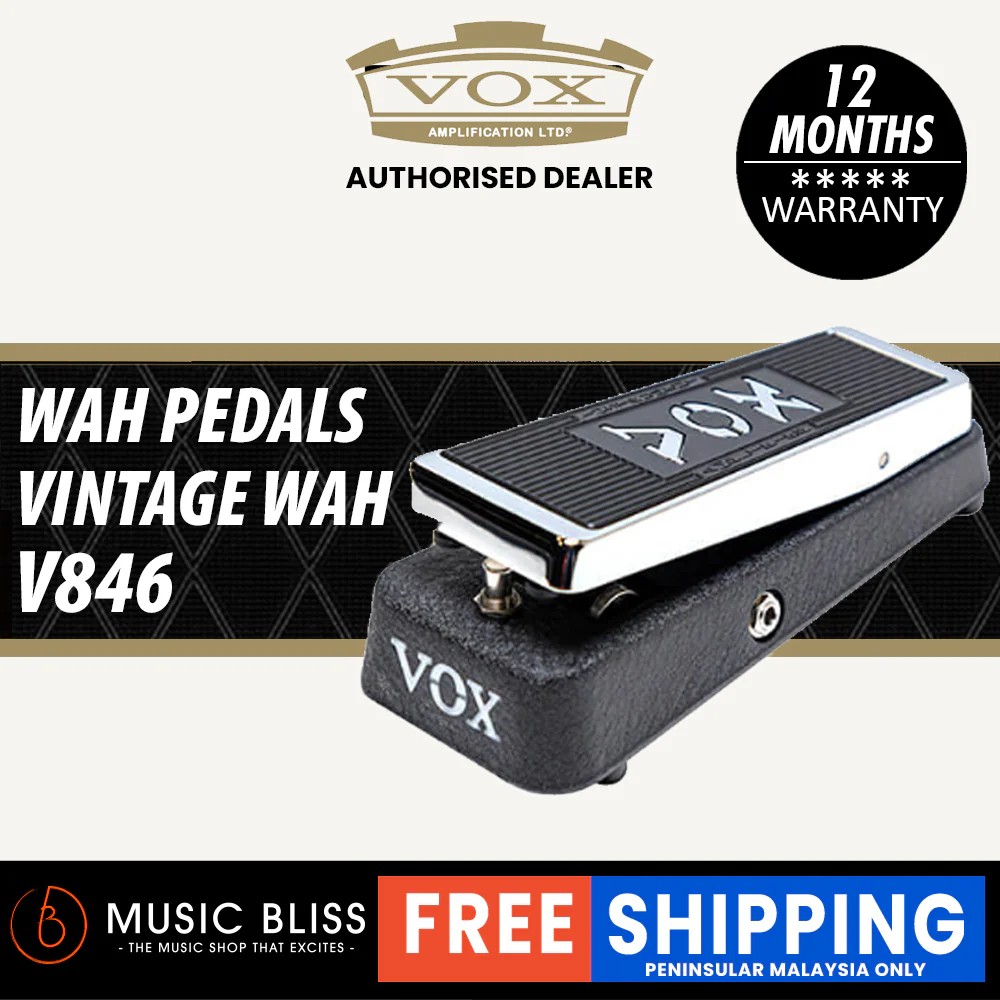 Vox V846 Vintage Wah-wah Effects Pedal