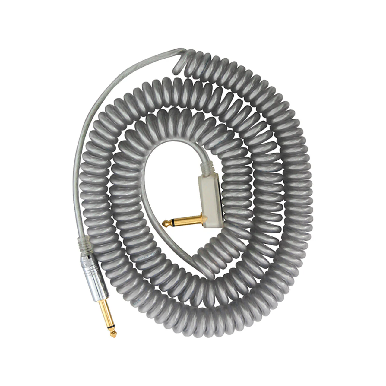 Vox VCC90 9M Vintage Coiled Guitar Cable - Silver - Image 2