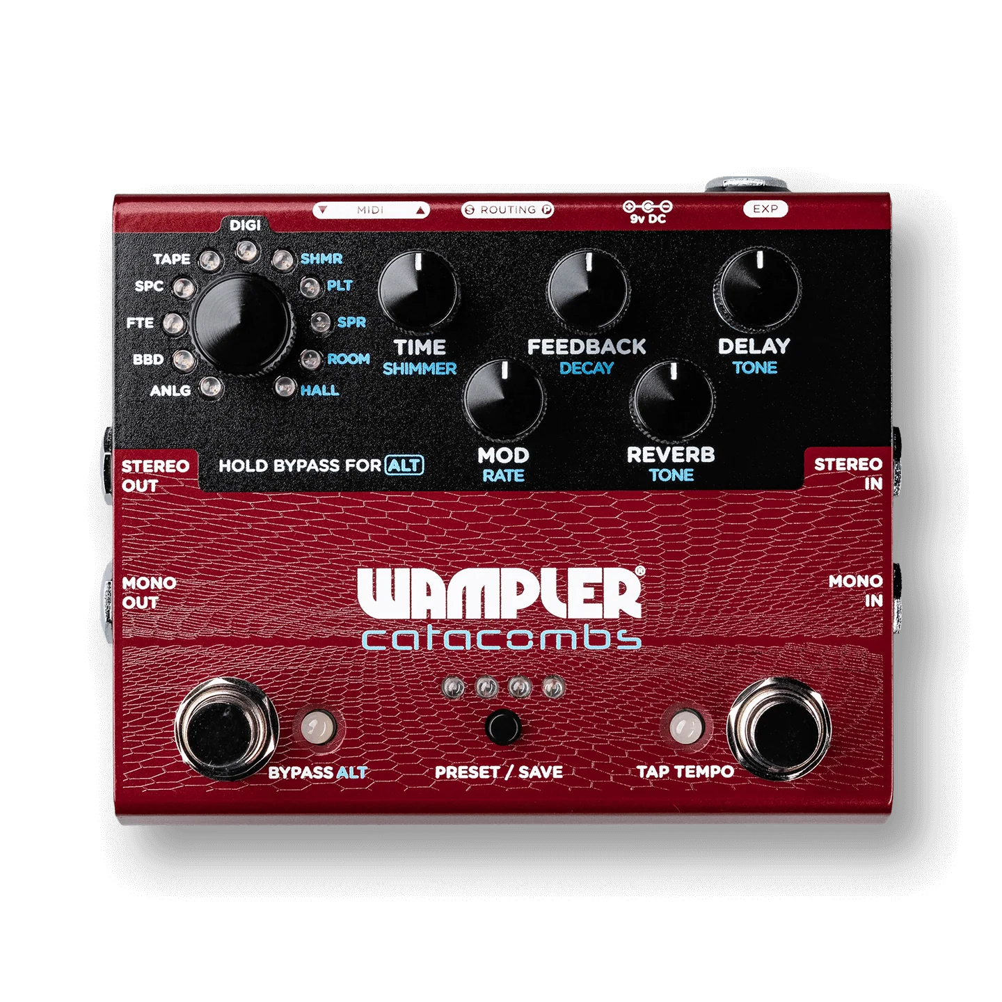 Wampler Catacombs Reverb and Delay Pedal - Image 2