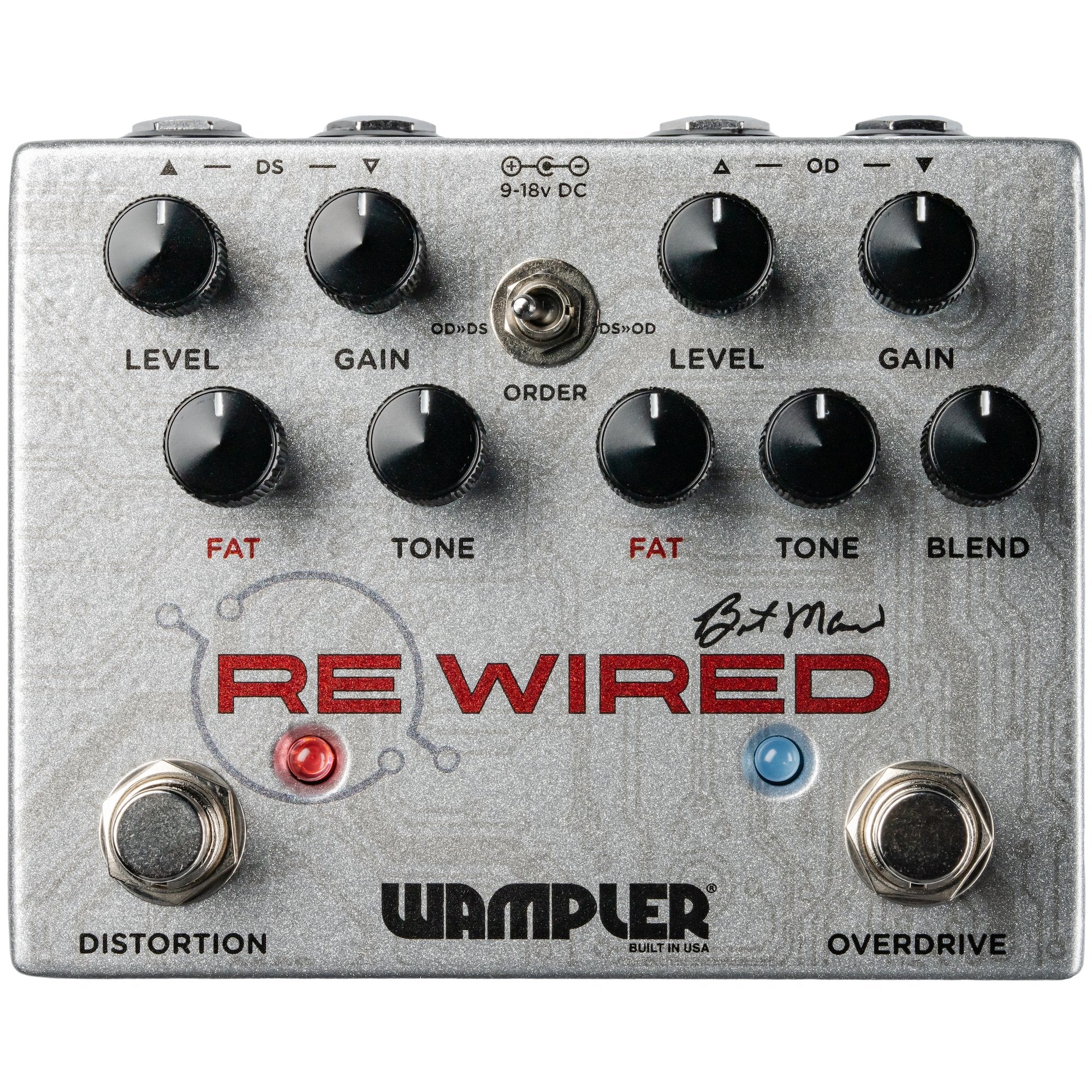 Wampler ReWired Brent Mason Signature Overdrive and Distortion Pedal - Image 2