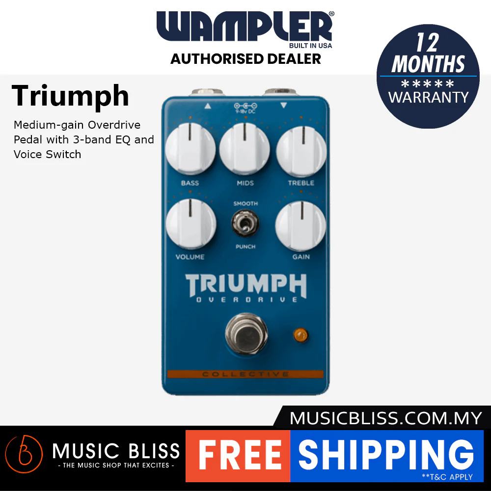 Wampler Triumph Overdrive Pedal