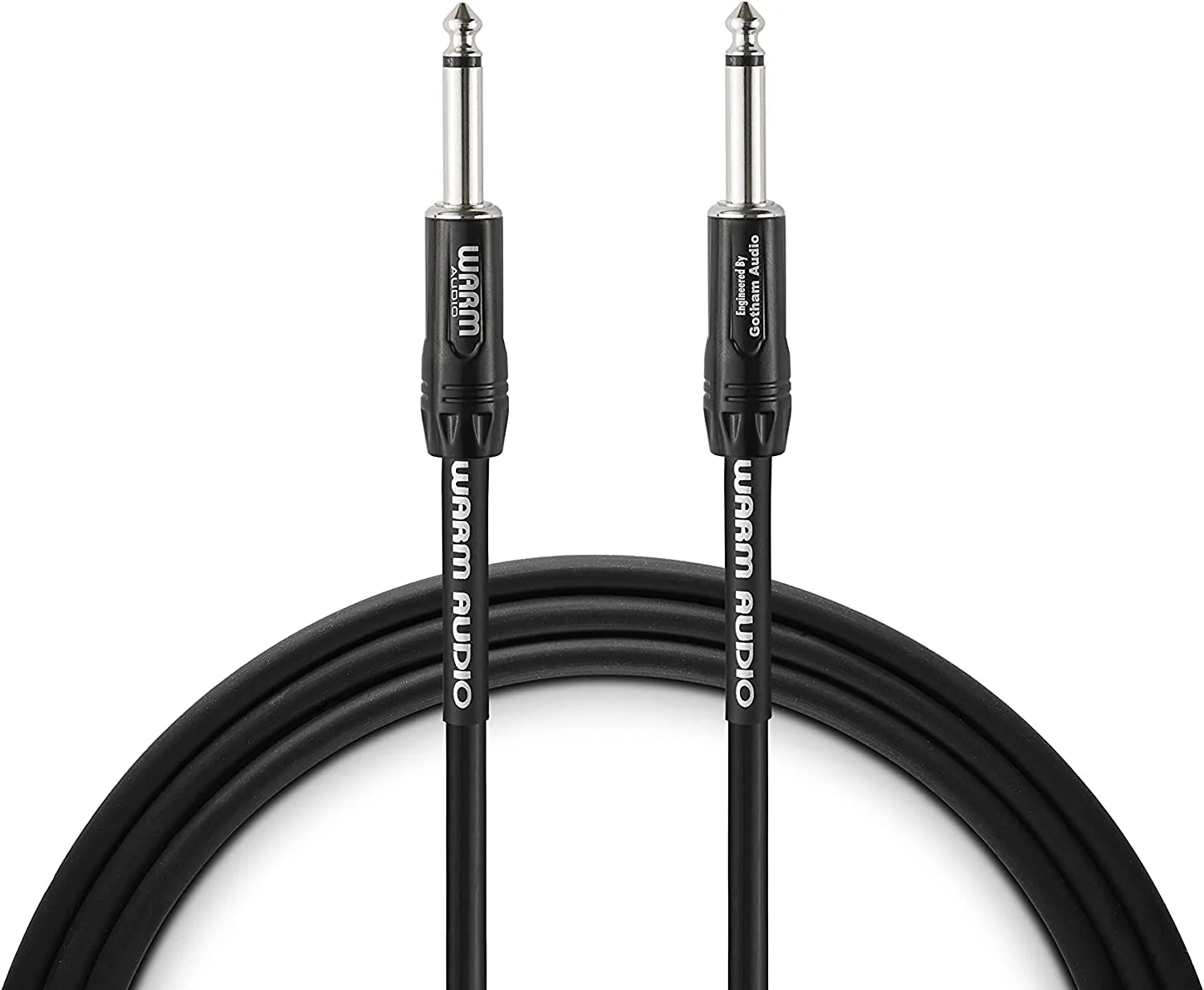 Warm Audio Pro Silver Straight to Straight Instrument Cable - 20-foot - Image 2