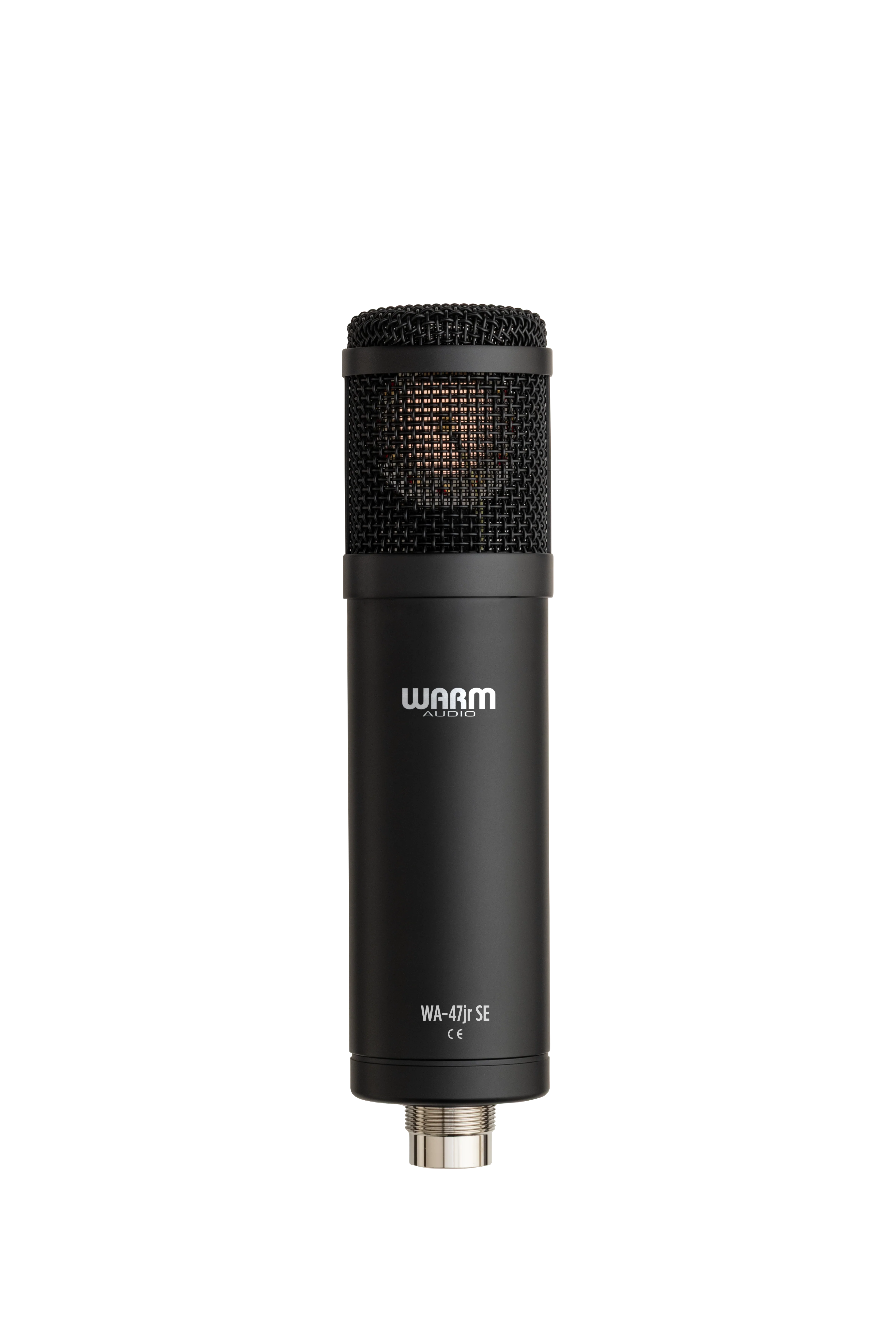 Warm Audio WA-47jr Studio Essential Large-Diaphragm Cardioid Condenser Microphone - Black - Image 2