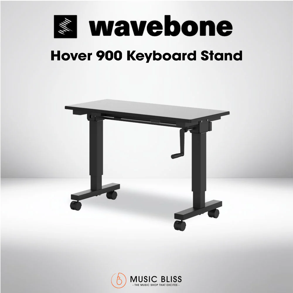 Wavebone Hover 900 Height Adjustable Keyboard Stand (Black)