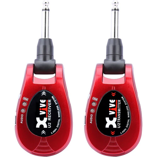 Xvive U2 2.4Ghz Digital Wireless Guitar System - Red - Image 3