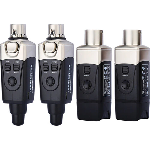 Xvive U3D 2.4GHz Dual Set Stereo Microphone Wireless System - Image 2