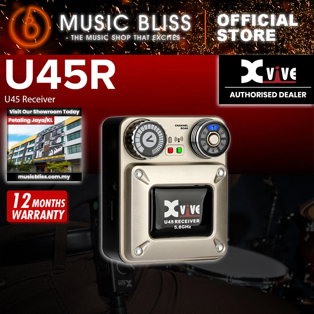 Xvive U45R 5.8GHz Wireless In-Ear Monitoring System - Receiver Only