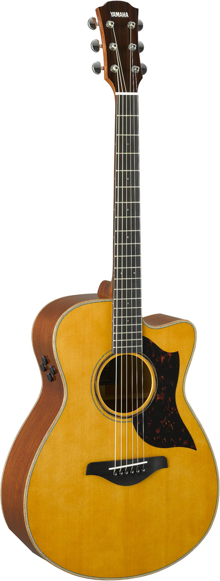 Yamaha AC3R ARE Concert Cutaway Acoustic-Electric Guitar with Hard Bag - Image 2