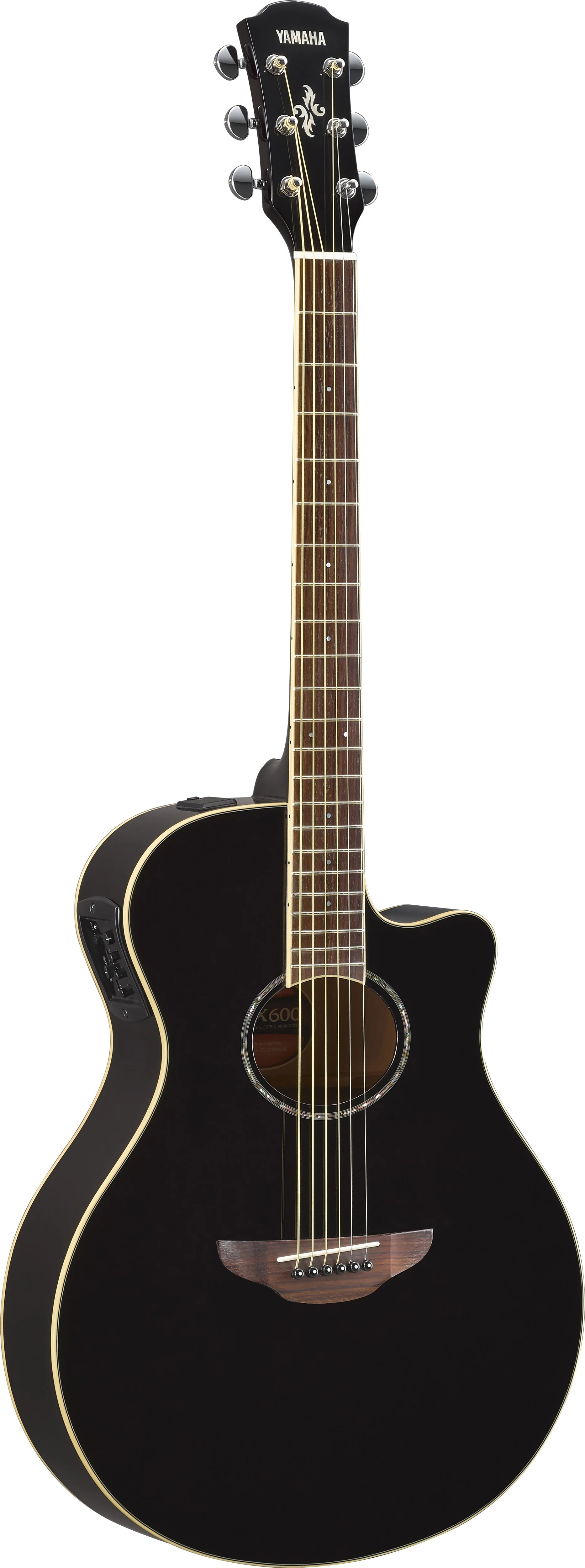 Yamaha APX600 Thin-line Cutaway Acoustic-Electric Guitar - Image 10