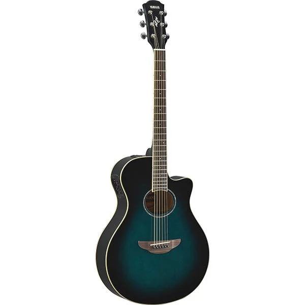 Yamaha APX600 Thin-line Cutaway Acoustic-Electric Guitar - Image 8