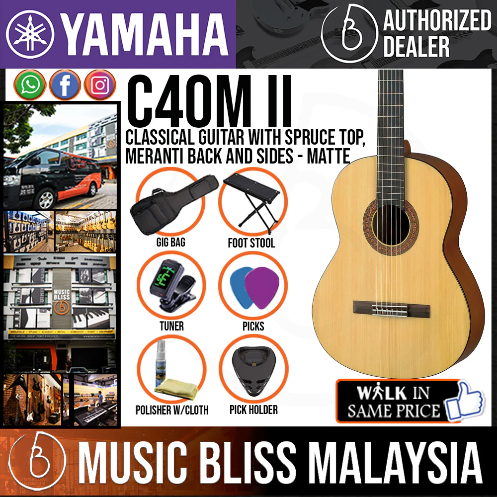 Yamaha C40M II Classical Guitar - Image 2
