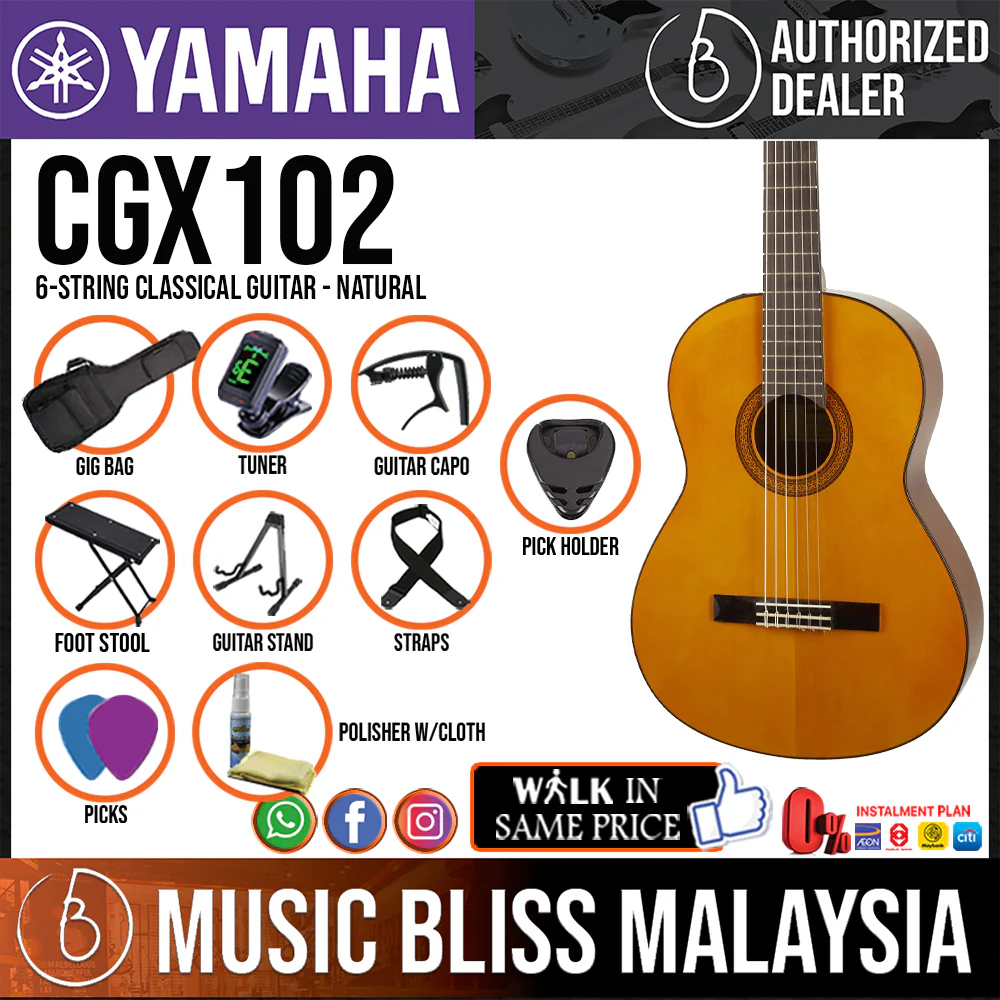 Yamaha CGX102 Classical - Natural - Image 2