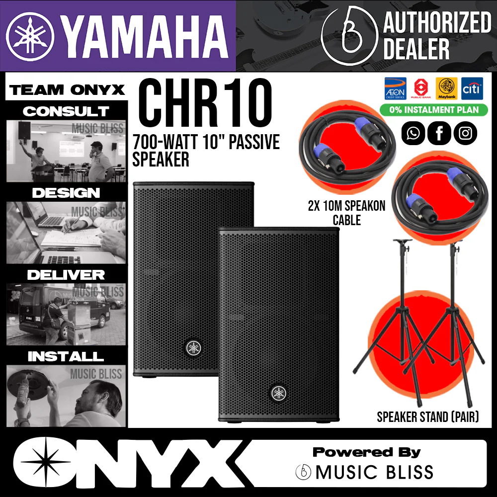 Yamaha CHR10 700-Watt 10" Passive Speaker - Image 2