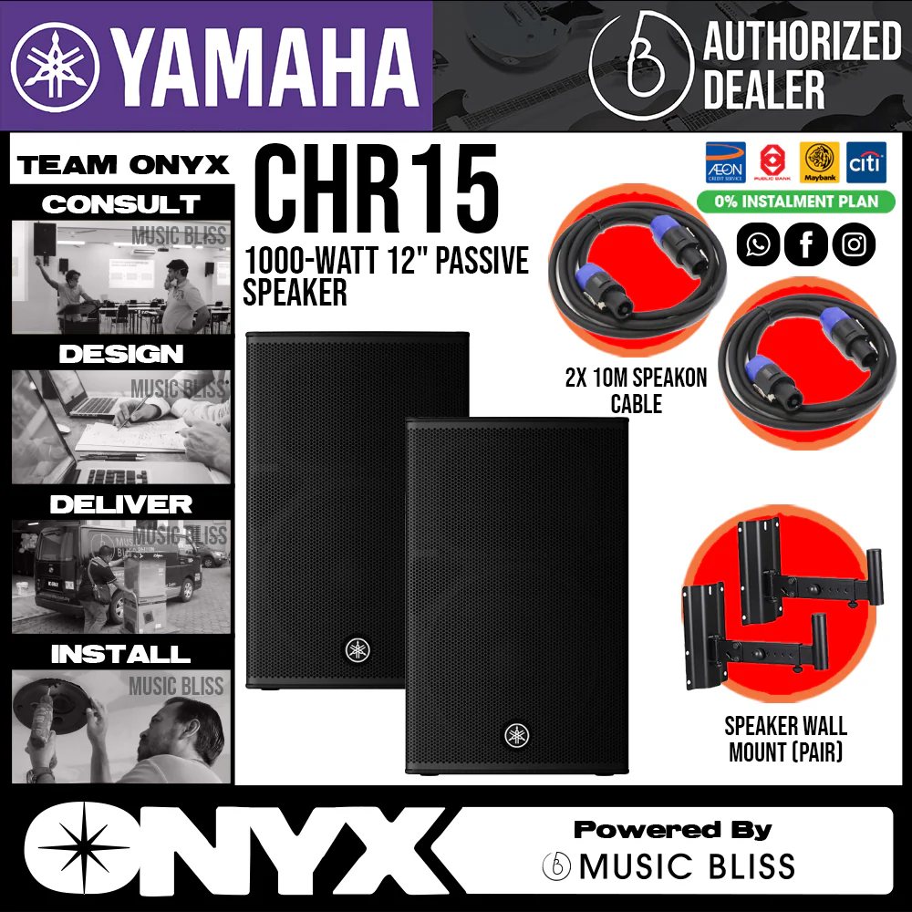 Yamaha CHR15 1000-Watt 15" Passive Speaker - Image 3
