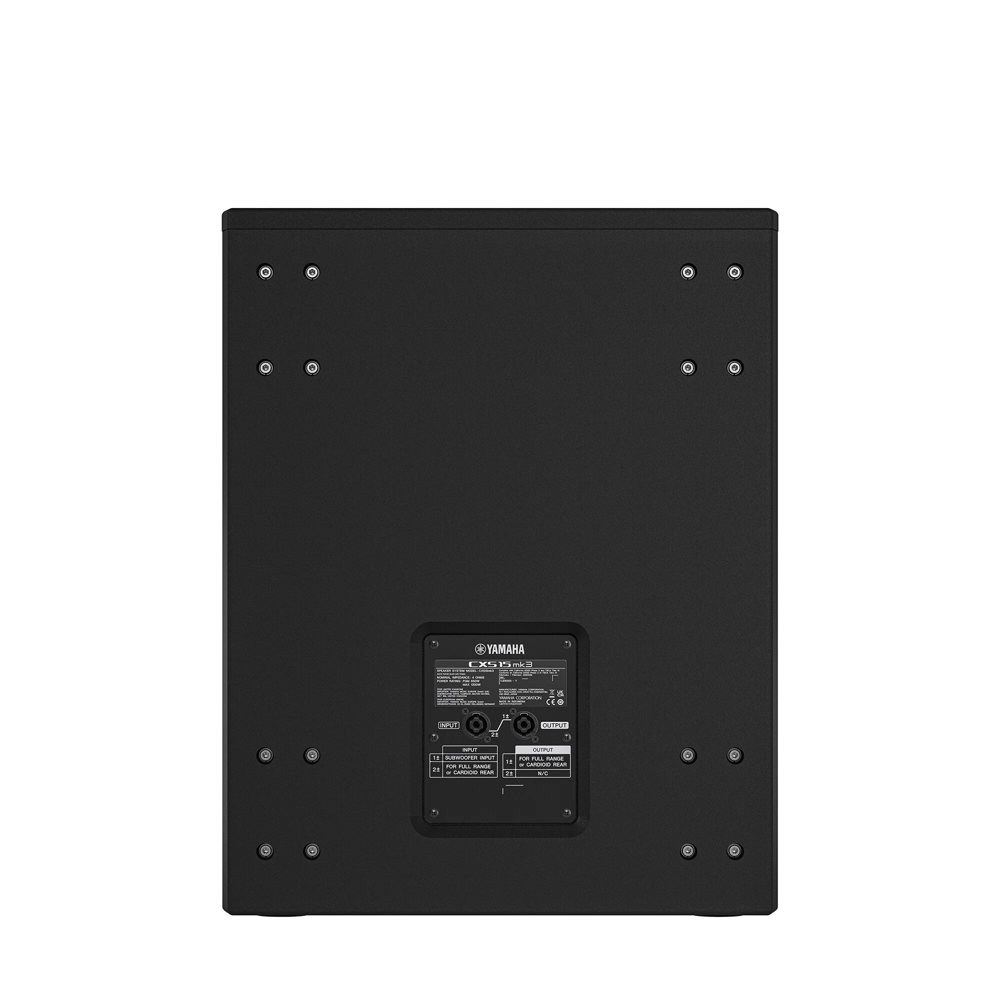 Yamaha CXS15 MK3 15" 1300-watt Passive Subwoofer - Image 4