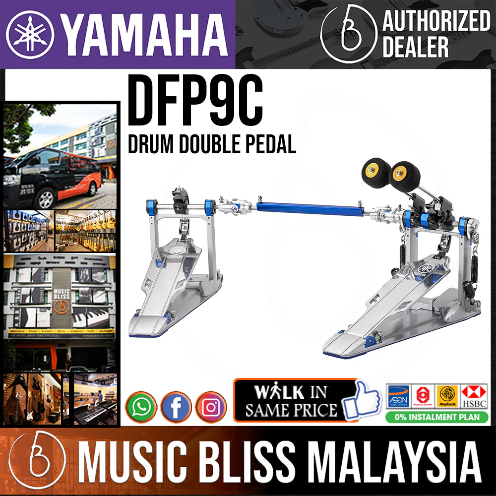 Yamaha DFP-9C FP 9 Series Chain Drive Double Bass Drum Pedal