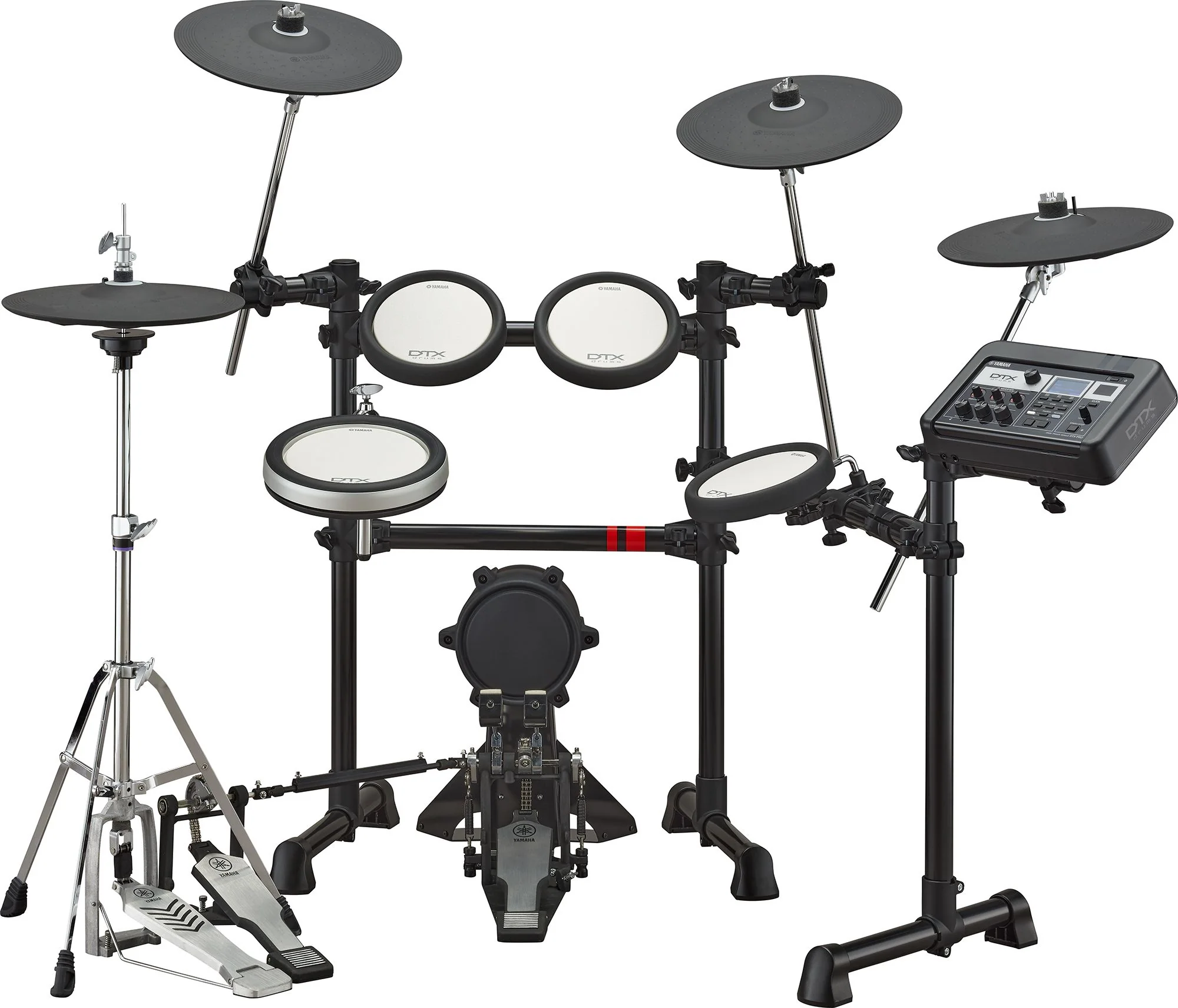 Yamaha DTX6K3-X Electronic Drum Set with Roland PM-100 Drum Monitor and Yamaha HPH-150 Headphone - Image 3